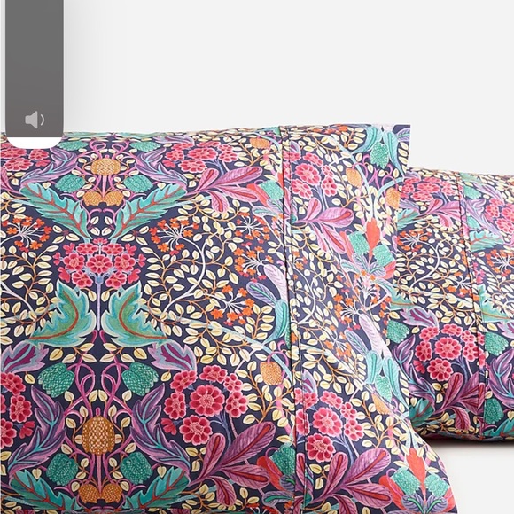 J. Crew Limited-edition sheet set in Liberty Elm House fabric - Picture 4 of 6